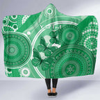 Personalised Australia Mental Health Awareness Month Hooded Blanket Your Mind Matter Aboriginal Art