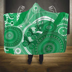 Personalised Australia Mental Health Awareness Month Hooded Blanket Your Mind Matter Aboriginal Art