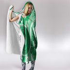 Personalised Australia Mental Health Awareness Month Hooded Blanket Your Mind Matter Aboriginal Art