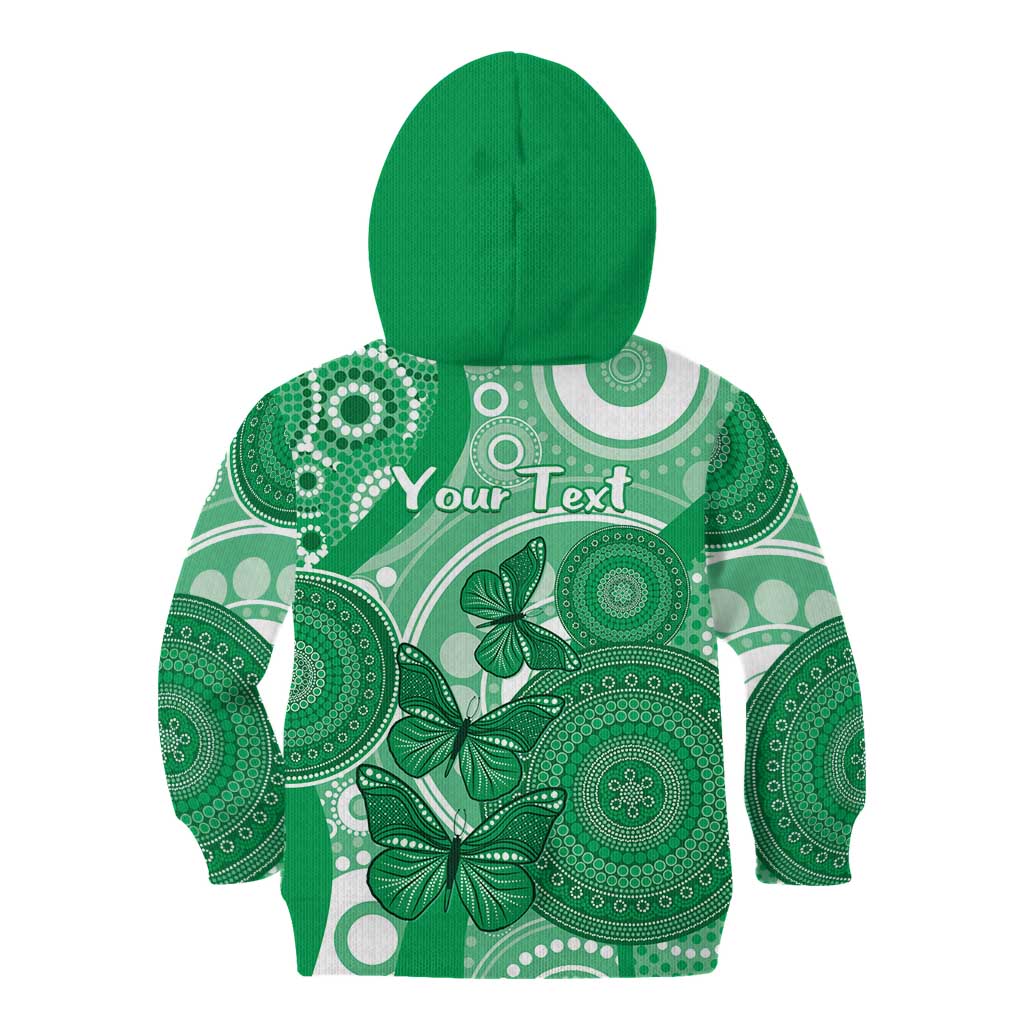 Personalised Australia Mental Health Awareness Month Kid Hoodie Your Mind Matter Aboriginal Art