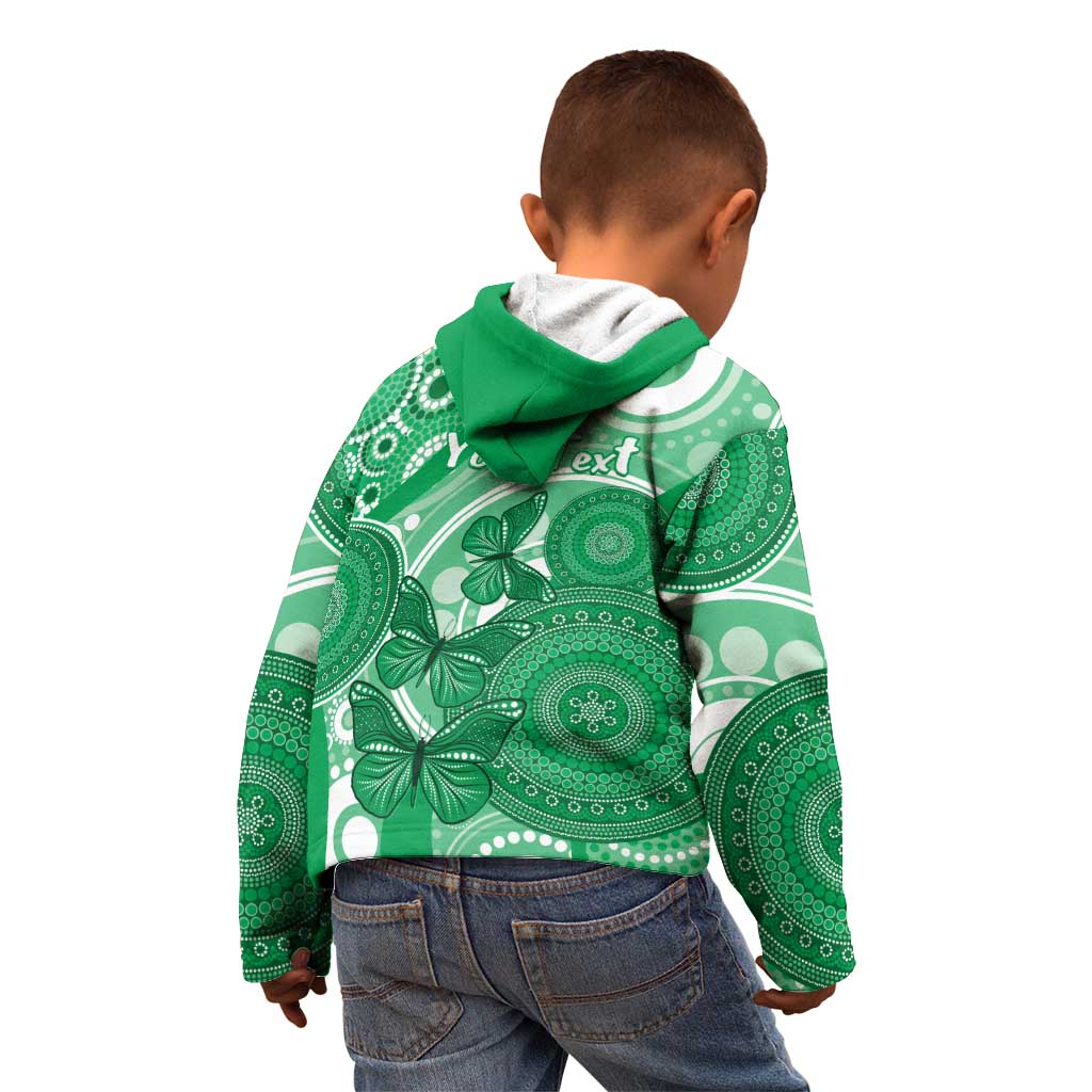 Personalised Australia Mental Health Awareness Month Kid Hoodie Your Mind Matter Aboriginal Art