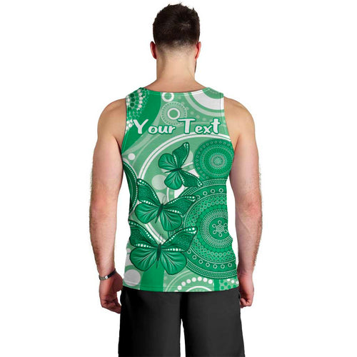 Personalised Australia Mental Health Awareness Month Men Tank Top Your Mind Matter Aboriginal Art