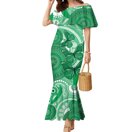 Personalised Australia Mental Health Awareness Month Mermaid Dress Your Mind Matter Aboriginal Art