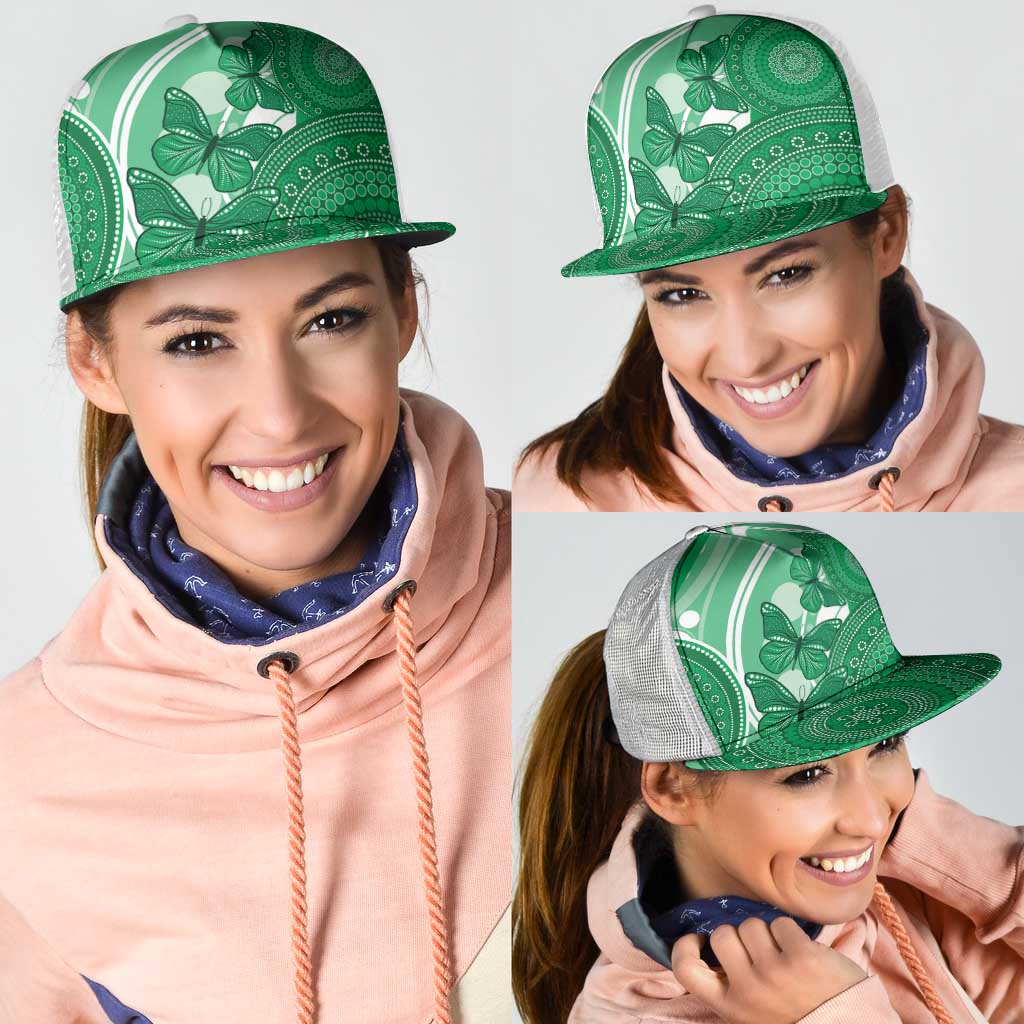 Australia Mental Health Awareness Month Mesh Trucker Cap Your Mind Matter Aboriginal Art - Aussie Hoodie