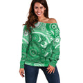 Personalised Australia Mental Health Awareness Month Off Shoulder Sweater Your Mind Matter Aboriginal Art