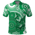 Personalised Australia Mental Health Awareness Month Polo Shirt Your Mind Matter Aboriginal Art
