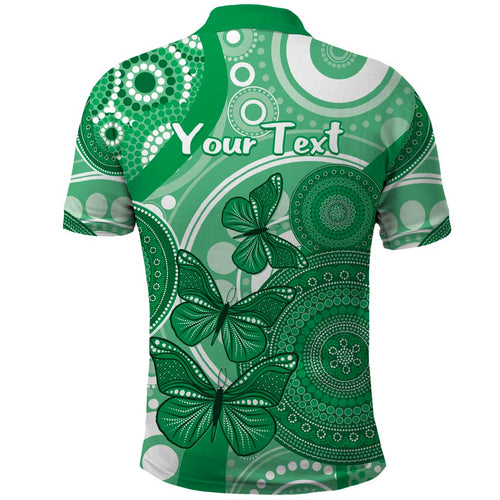 Personalised Australia Mental Health Awareness Month Polo Shirt Your Mind Matter Aboriginal Art