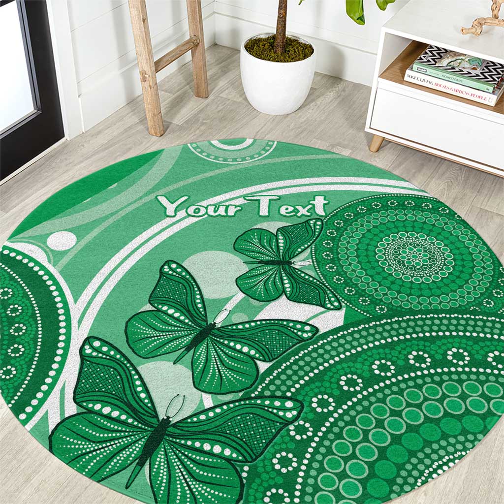 Personalised Australia Mental Health Awareness Month Round Carpet Your Mind Matter Aboriginal Art