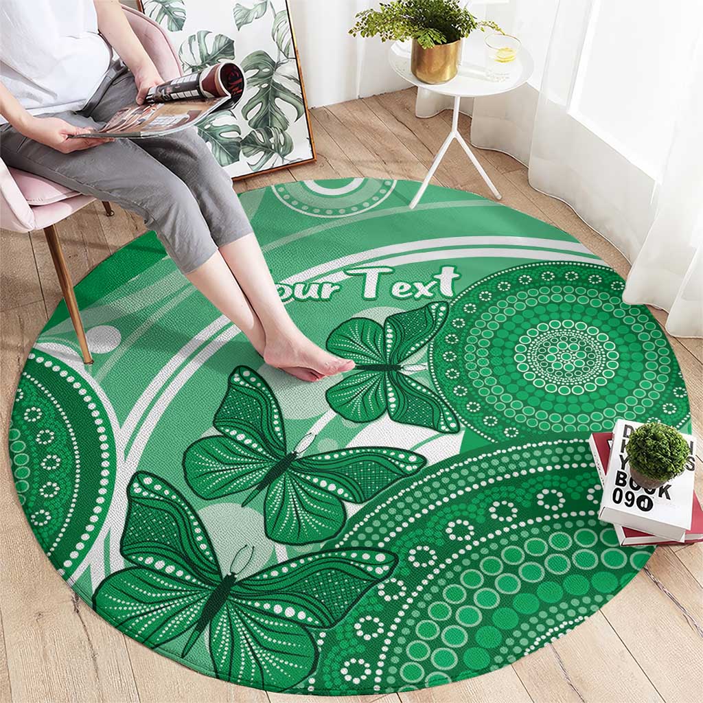 Personalised Australia Mental Health Awareness Month Round Carpet Your Mind Matter Aboriginal Art