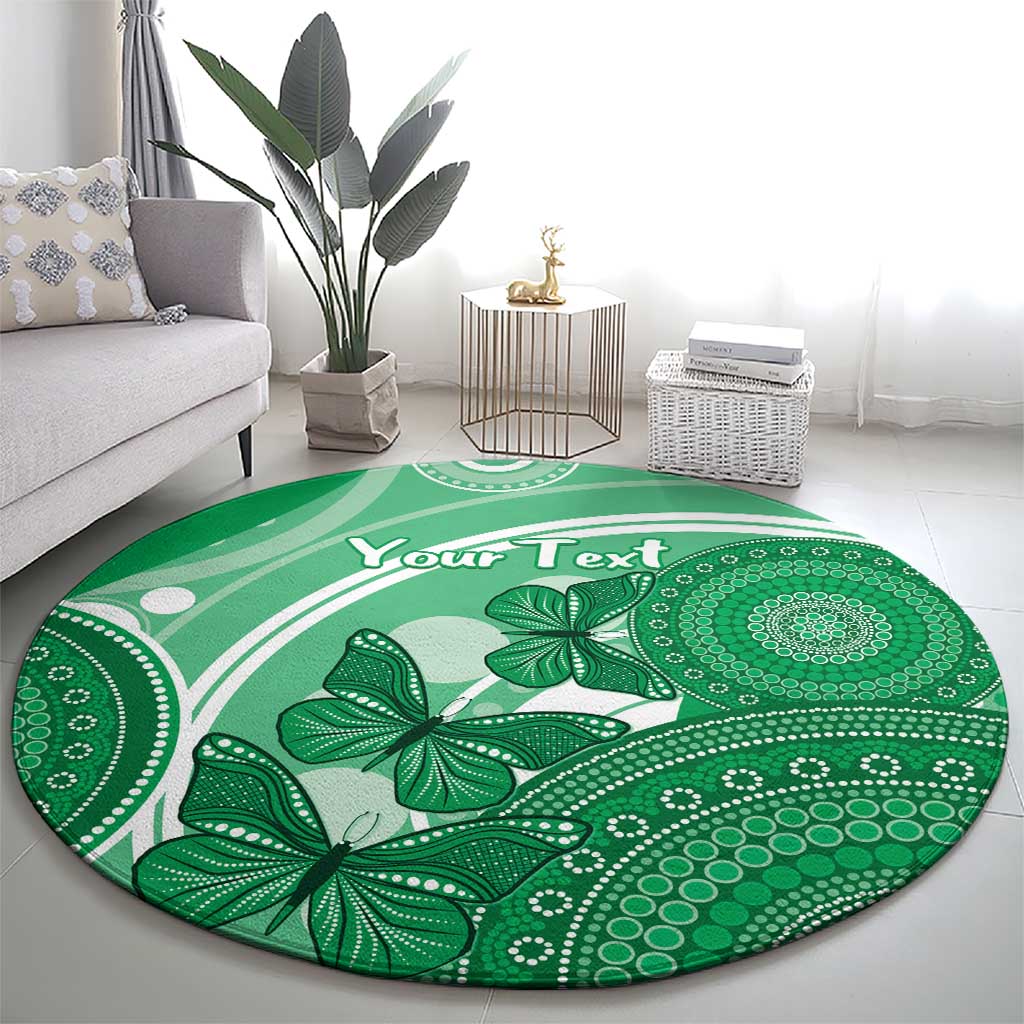 Personalised Australia Mental Health Awareness Month Round Carpet Your Mind Matter Aboriginal Art
