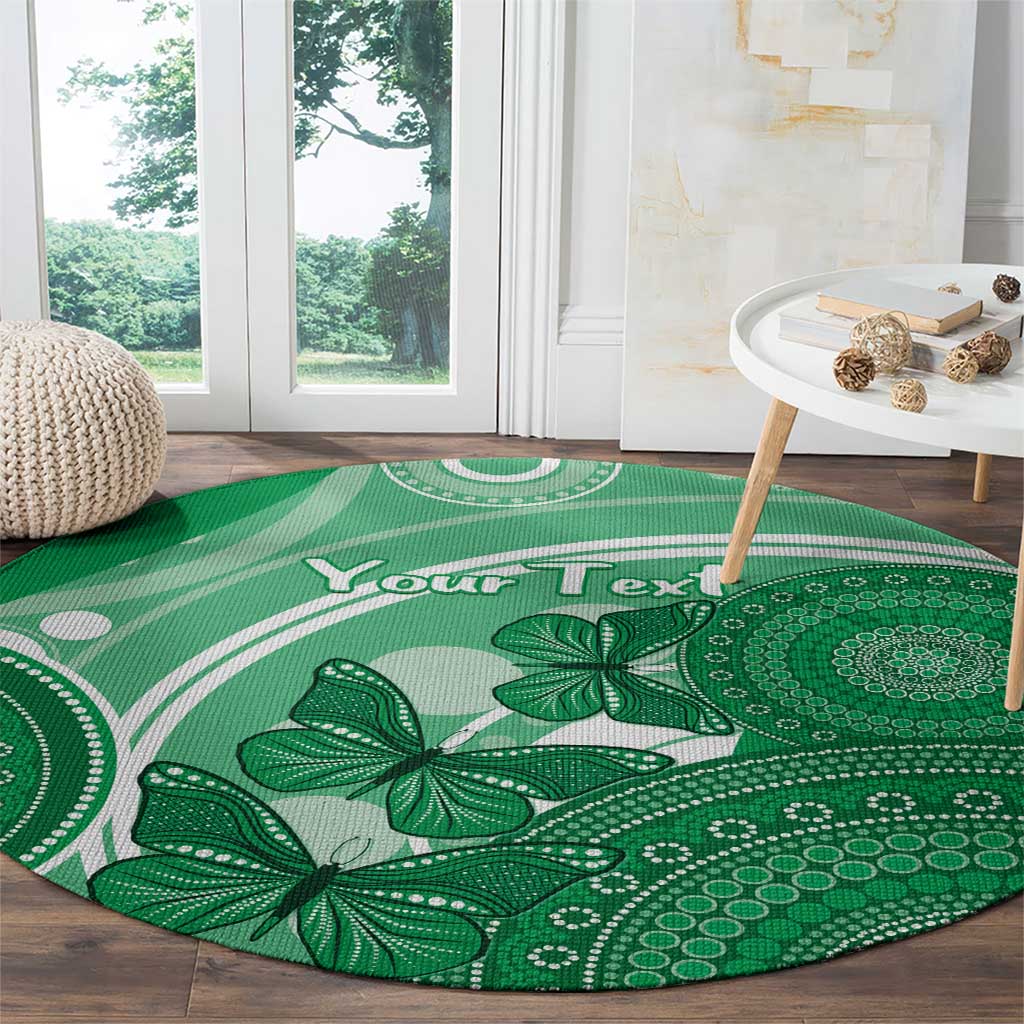 Personalised Australia Mental Health Awareness Month Round Carpet Your Mind Matter Aboriginal Art