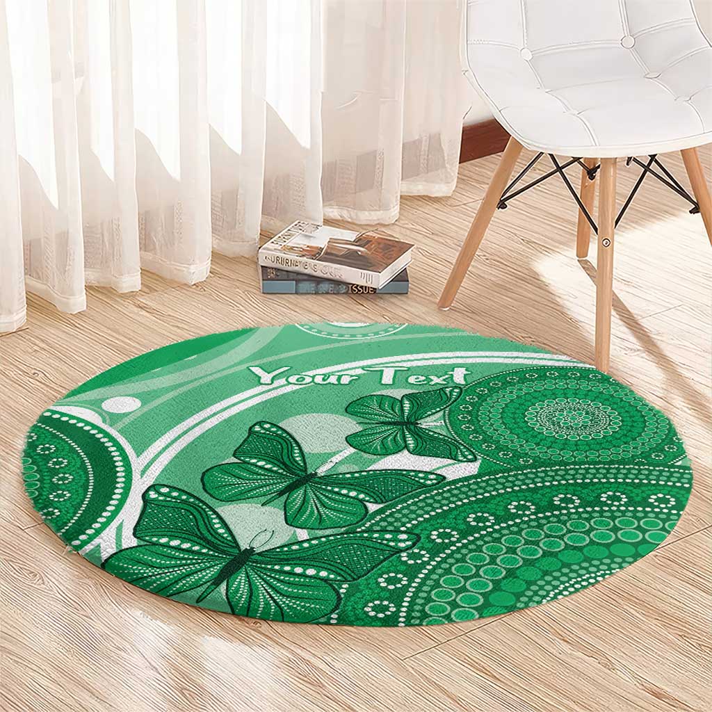 Personalised Australia Mental Health Awareness Month Round Carpet Your Mind Matter Aboriginal Art