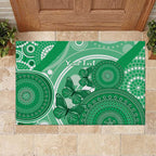 Personalised Australia Mental Health Awareness Month Rubber Doormat Your Mind Matter Aboriginal Art