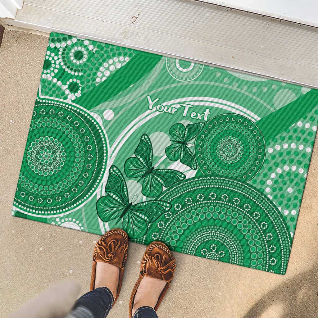 Personalised Australia Mental Health Awareness Month Rubber Doormat Your Mind Matter Aboriginal Art