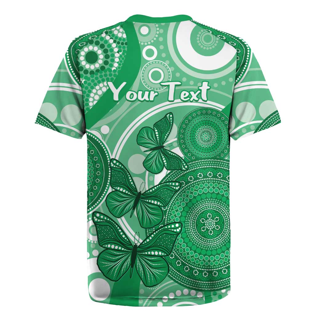 Personalised Australia Mental Health Awareness Month Rugby Jersey Your Mind Matter Aboriginal Art