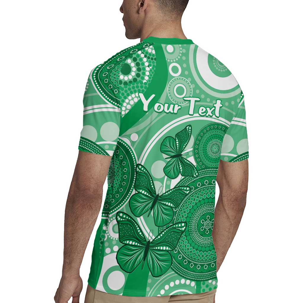 Personalised Australia Mental Health Awareness Month Rugby Jersey Your Mind Matter Aboriginal Art