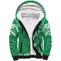 Personalised Australia Mental Health Awareness Month Sherpa Hoodie Your Mind Matter Aboriginal Art