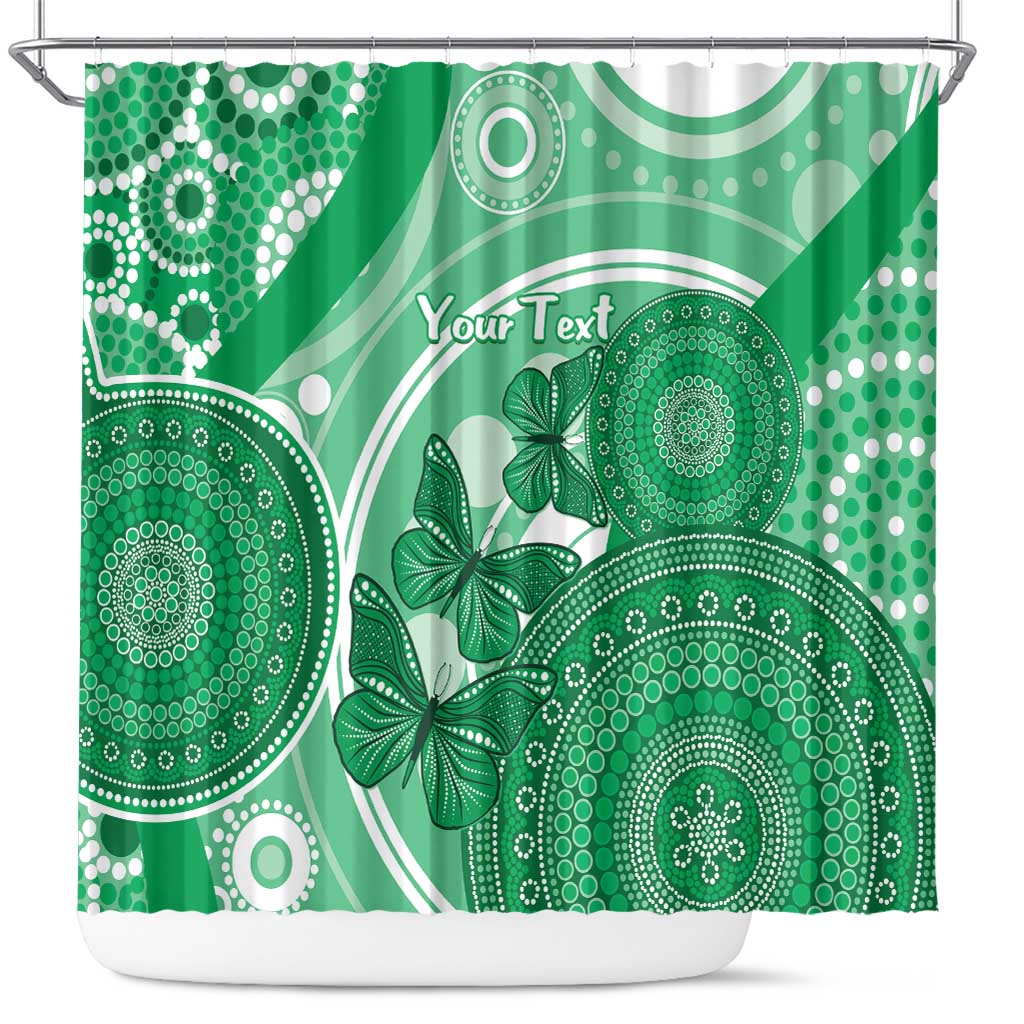 Personalised Australia Mental Health Awareness Month Shower Curtain Your Mind Matter Aboriginal Art
