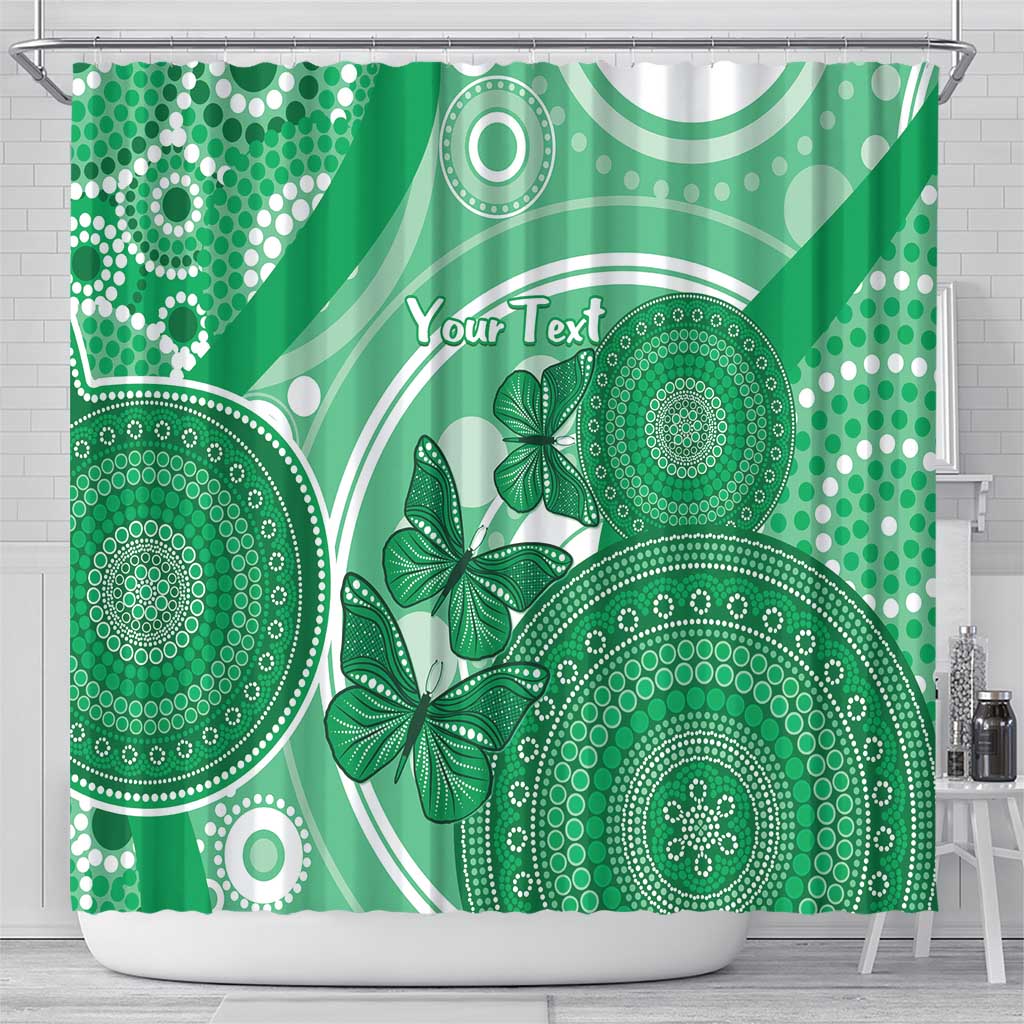 Personalised Australia Mental Health Awareness Month Shower Curtain Your Mind Matter Aboriginal Art