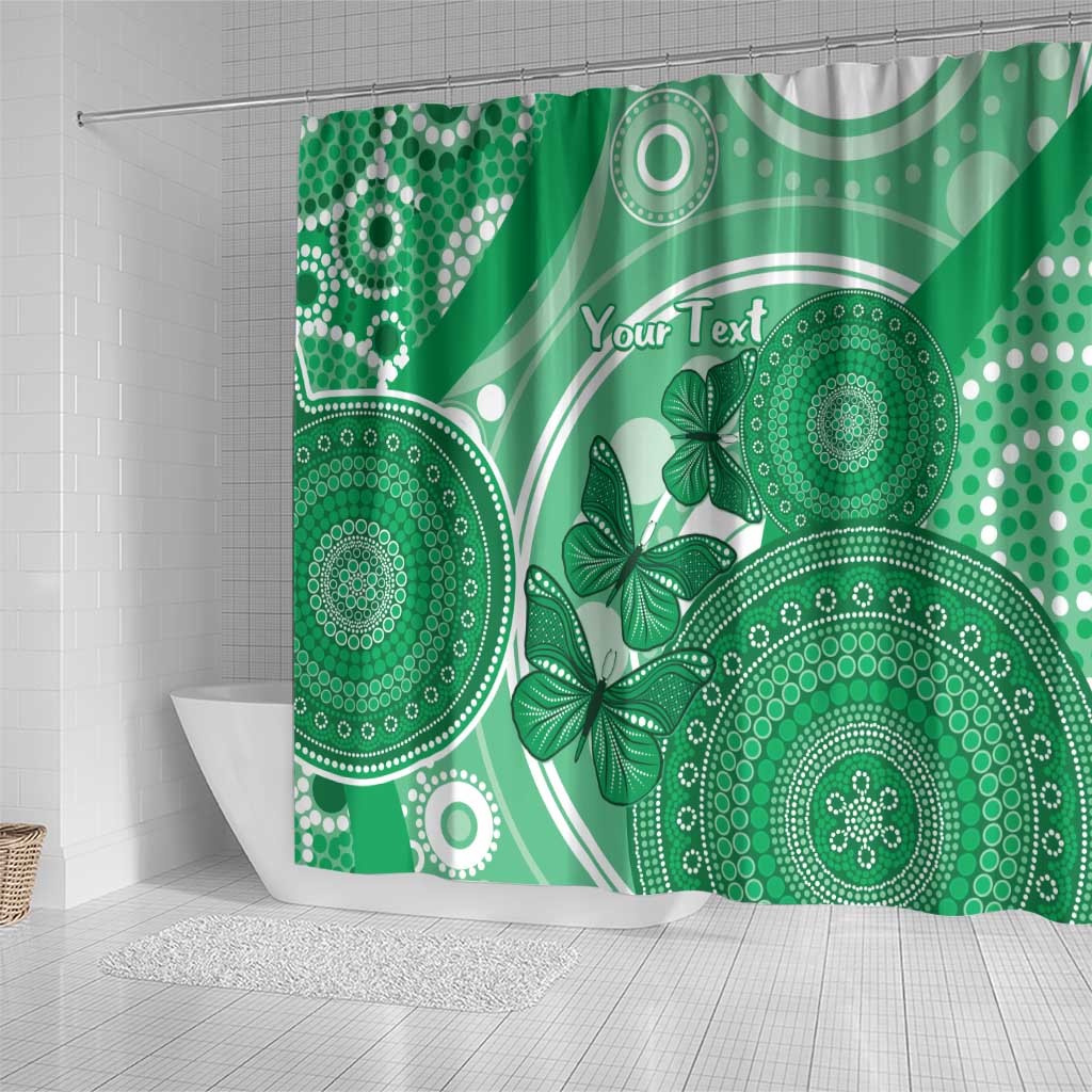 Personalised Australia Mental Health Awareness Month Shower Curtain Your Mind Matter Aboriginal Art