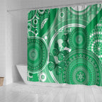 Personalised Australia Mental Health Awareness Month Shower Curtain Your Mind Matter Aboriginal Art