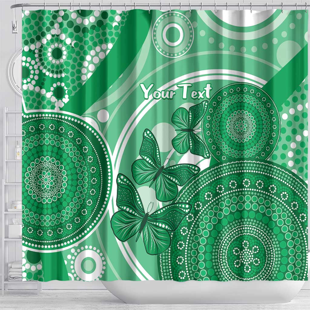 Personalised Australia Mental Health Awareness Month Shower Curtain Your Mind Matter Aboriginal Art