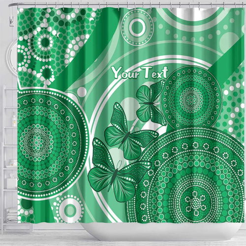 Personalised Australia Mental Health Awareness Month Shower Curtain Your Mind Matter Aboriginal Art