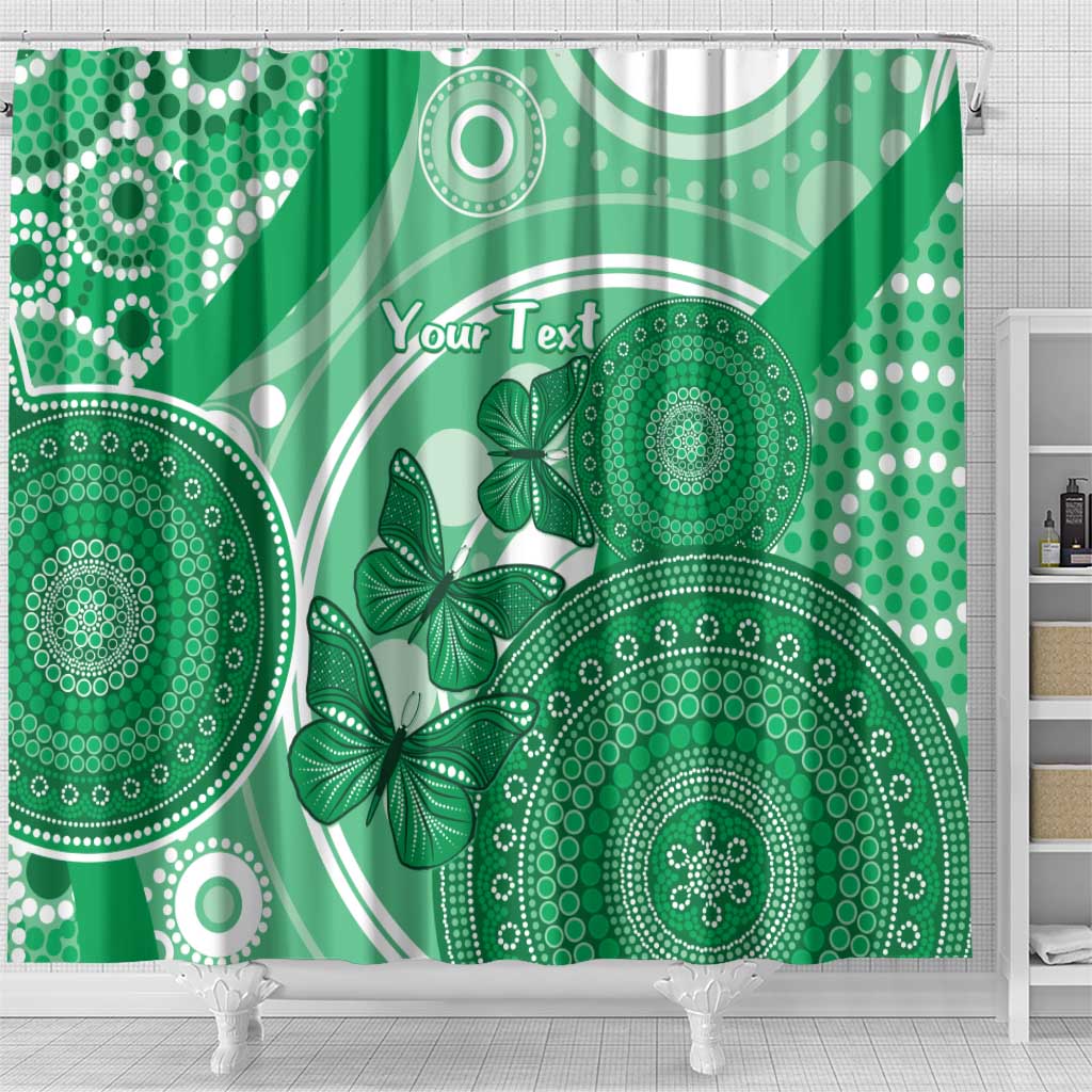 Personalised Australia Mental Health Awareness Month Shower Curtain Your Mind Matter Aboriginal Art