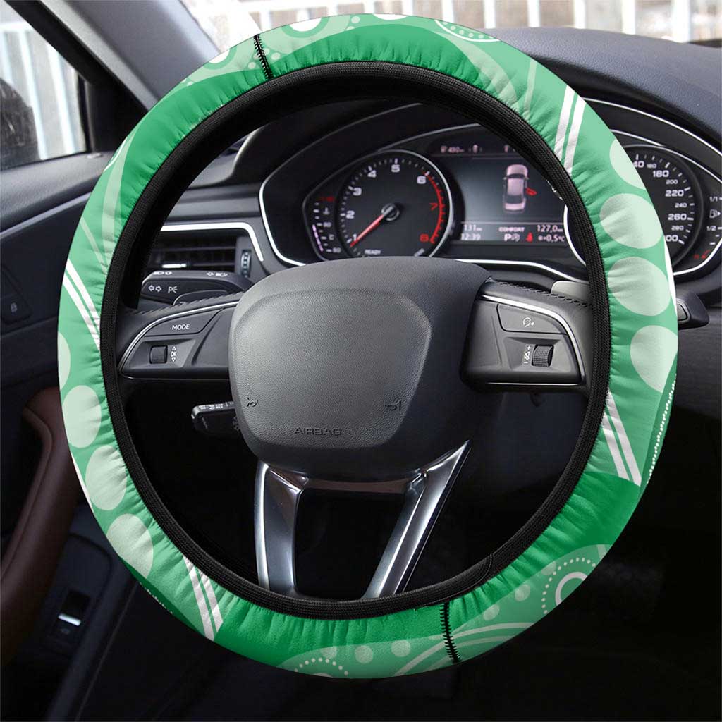 Australia Mental Health Awareness Month Steering Wheel Cover Your Mind Matter Aboriginal Art