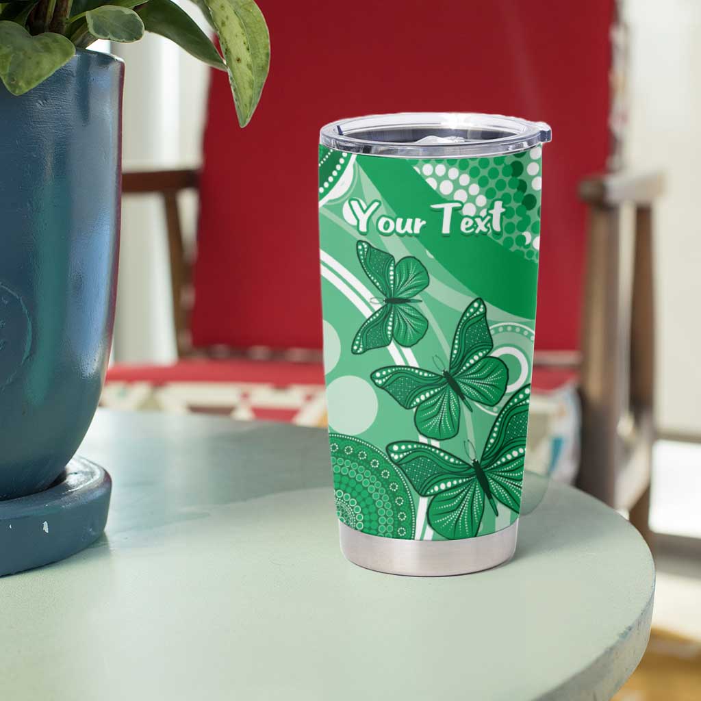 Personalised Australia Mental Health Awareness Month Tumbler Cup Your Mind Matter Aboriginal Art