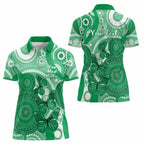 Personalised Australia Mental Health Awareness Month Women Polo Shirt Your Mind Matter Aboriginal Art