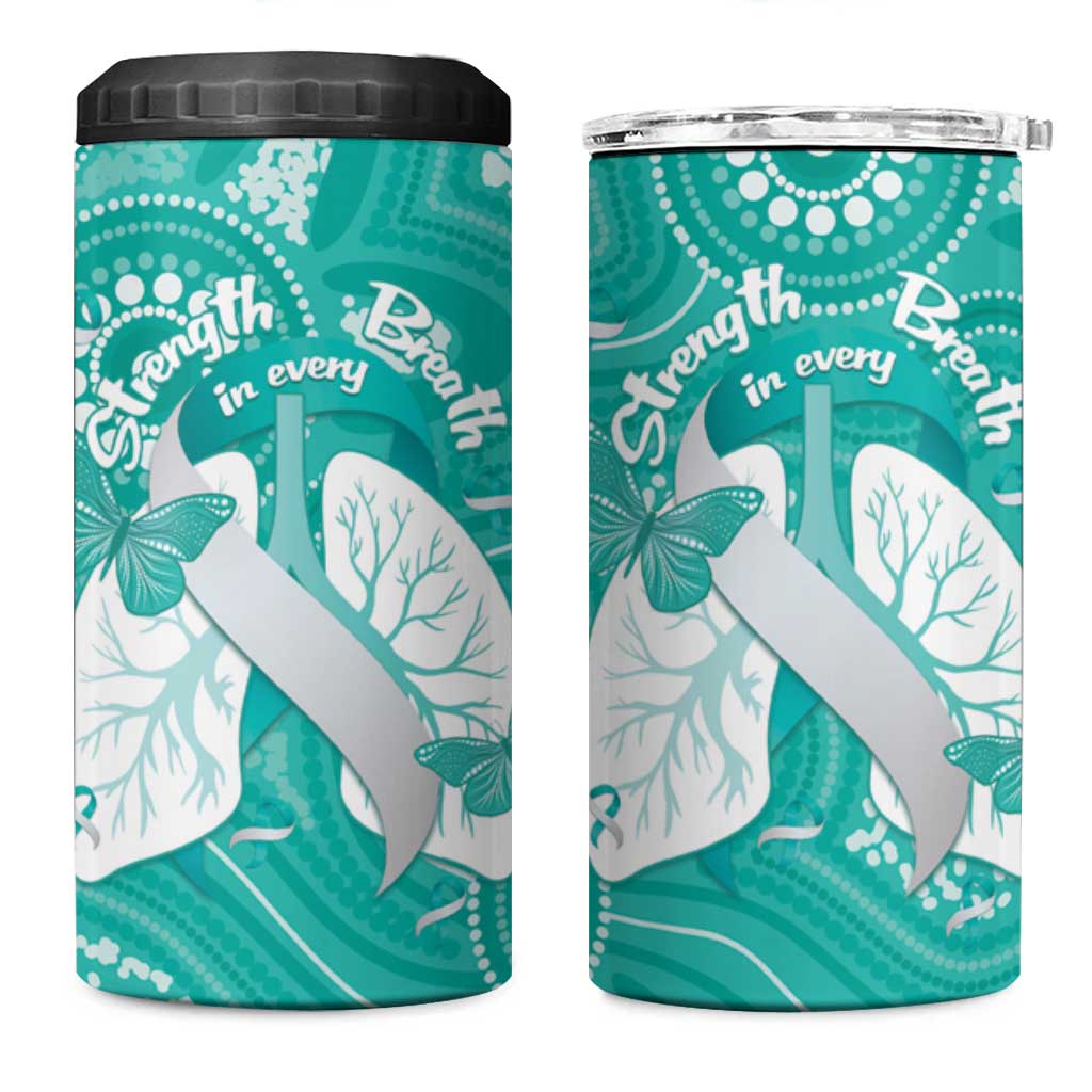 National Asthma Week Australia 4 in 1 Can Cooler Tumbler Strength In Every Breath