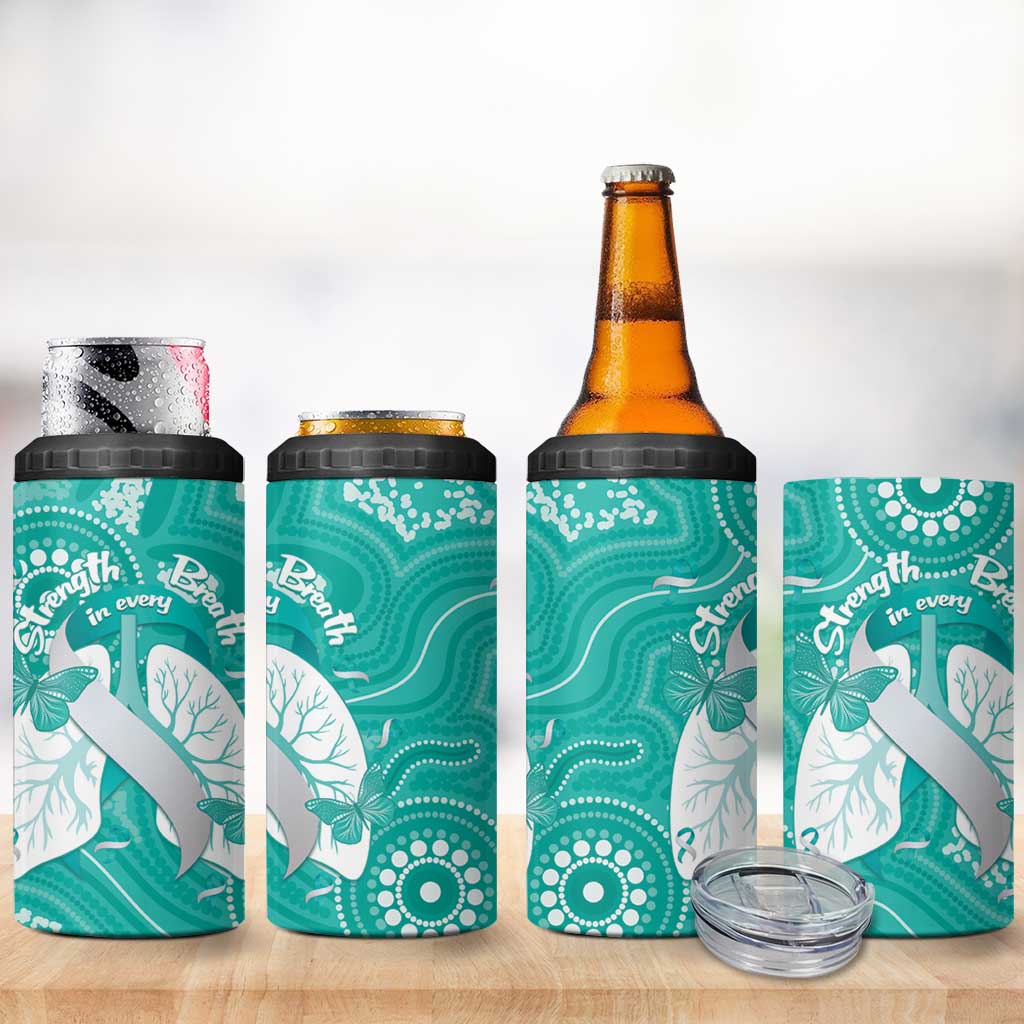 National Asthma Week Australia 4 in 1 Can Cooler Tumbler Strength In Every Breath