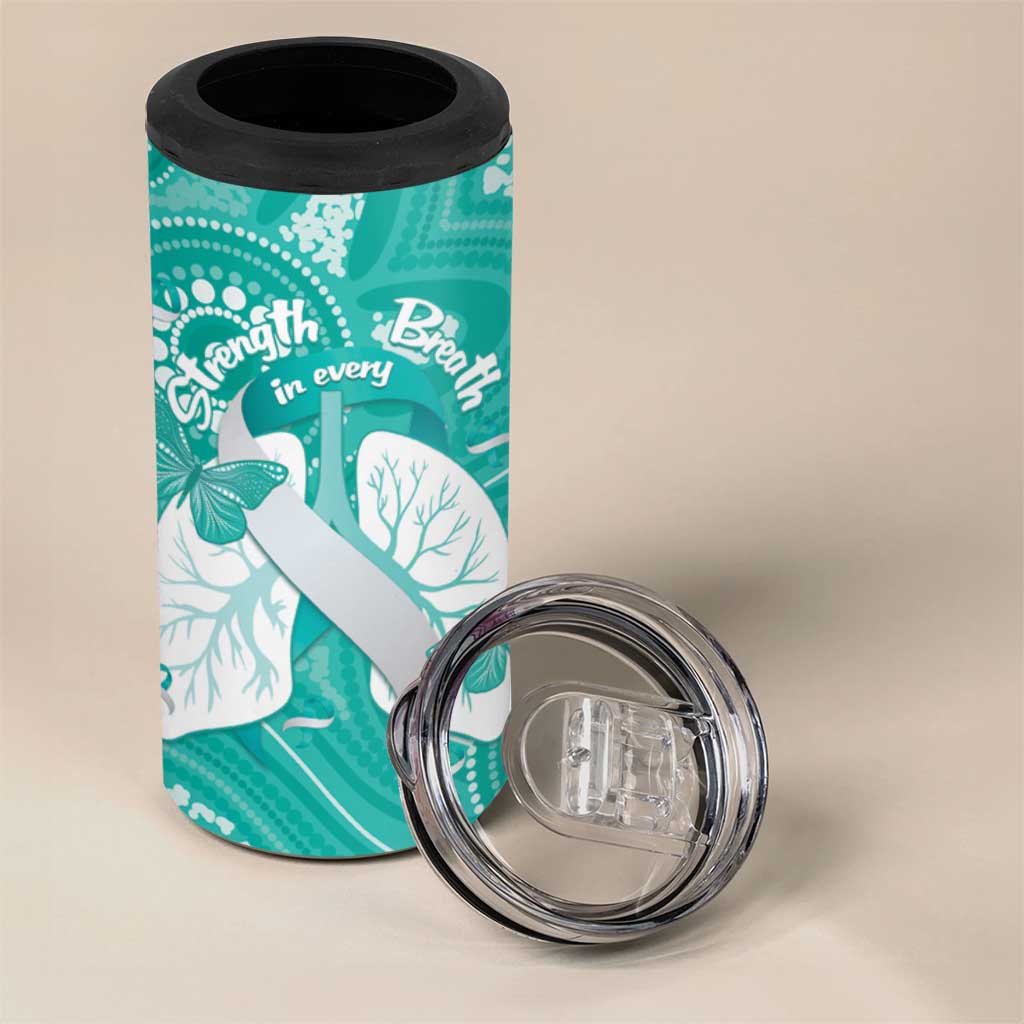 National Asthma Week Australia 4 in 1 Can Cooler Tumbler Strength In Every Breath