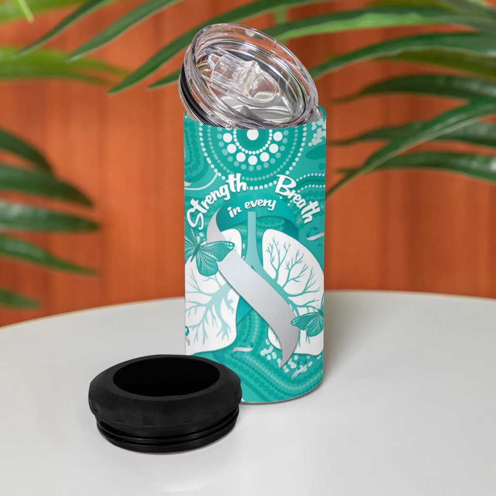 National Asthma Week Australia 4 in 1 Can Cooler Tumbler Strength In Every Breath