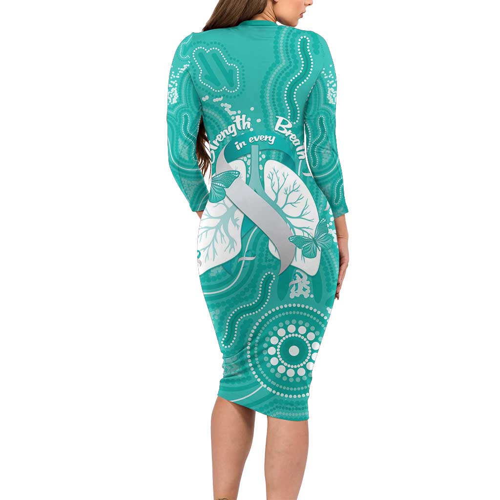 National Asthma Week Australia Family Matching Long Sleeve Bodycon Dress and Hawaiian Shirt Strength In Every Breath