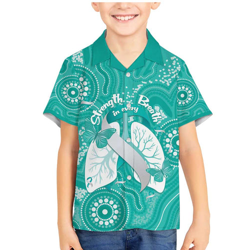 National Asthma Week Australia Family Matching Mermaid Dress and Hawaiian Shirt Strength In Every Breath
