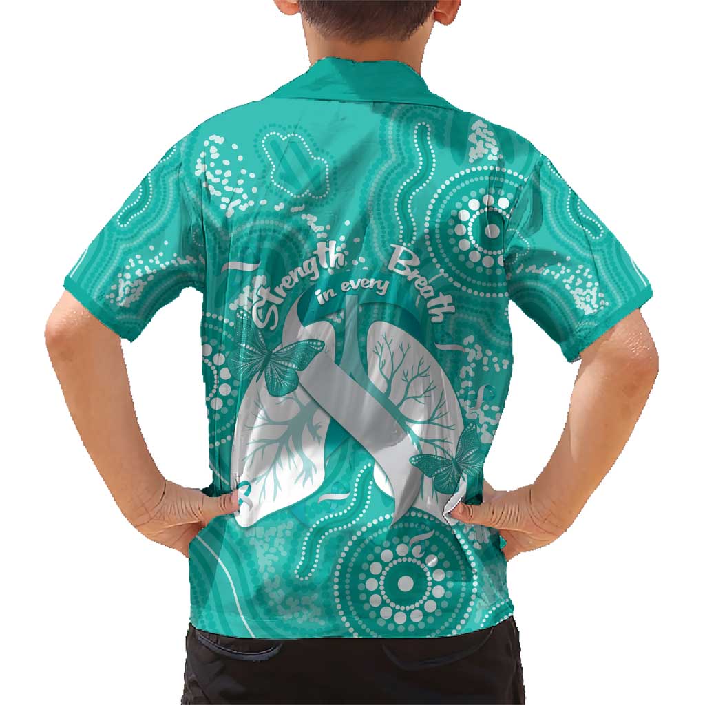 National Asthma Week Australia Family Matching Short Sleeve Bodycon Dress and Hawaiian Shirt Strength In Every Breath