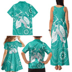 National Asthma Week Australia Family Matching Tank Maxi Dress and Hawaiian Shirt Strength In Every Breath