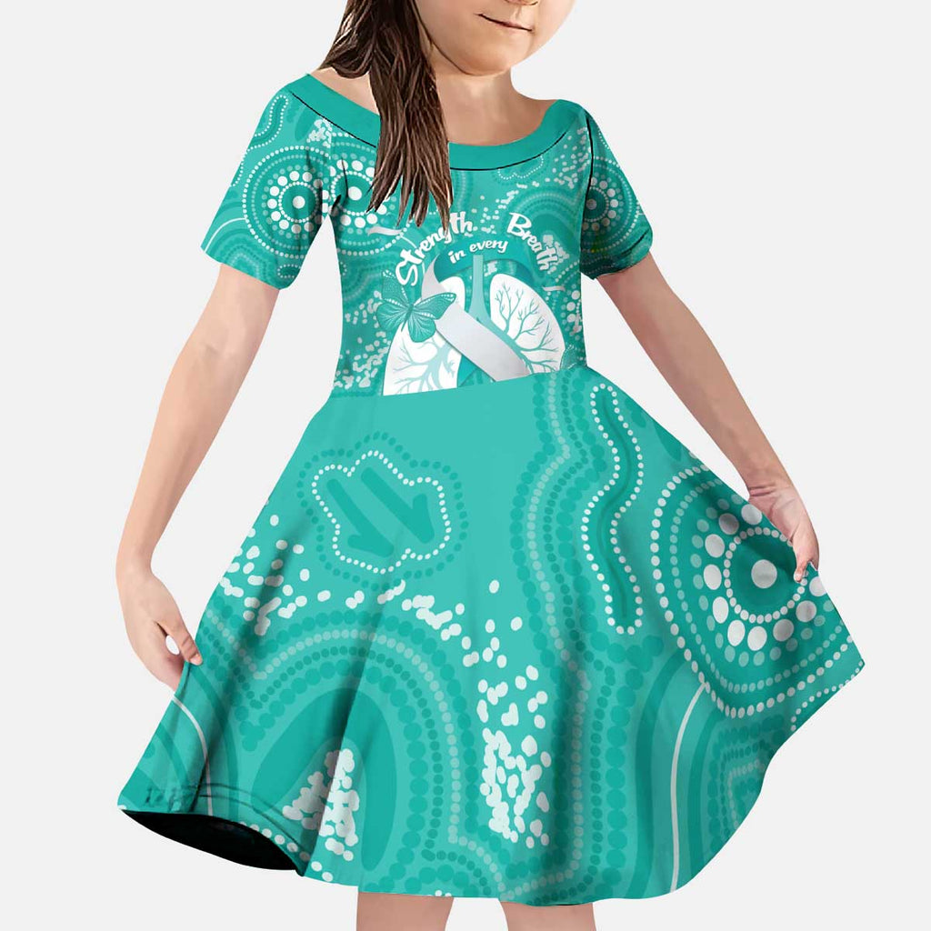 National Asthma Week Australia Kid Short Sleeve Dress Strength In Every Breath