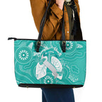 National Asthma Week Australia Leather Tote Bag Strength In Every Breath