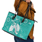 National Asthma Week Australia Leather Tote Bag Strength In Every Breath