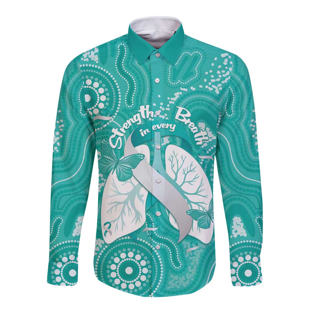 National Asthma Week Australia Long Sleeve Button Shirt Strength In Every Breath