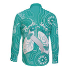 National Asthma Week Australia Long Sleeve Button Shirt Strength In Every Breath