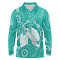 National Asthma Week Australia Long Sleeve Polo Shirt Strength In Every Breath