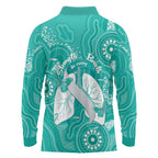 National Asthma Week Australia Long Sleeve Polo Shirt Strength In Every Breath