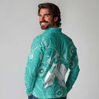 National Asthma Week Australia Long Sleeve Polo Shirt Strength In Every Breath