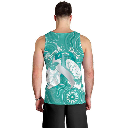 National Asthma Week Australia Men Tank Top Strength In Every Breath