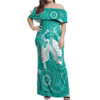 National Asthma Week Australia Off Shoulder Maxi Dress Strength In Every Breath