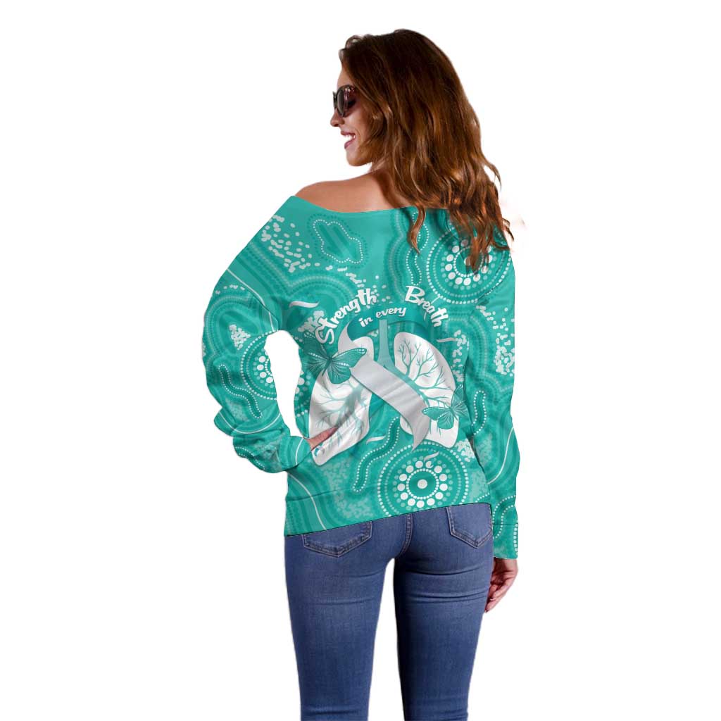 National Asthma Week Australia Off Shoulder Sweater Strength In Every Breath